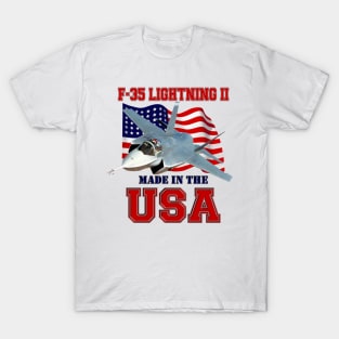 F-35 Lightning II Made in the USA T-Shirt